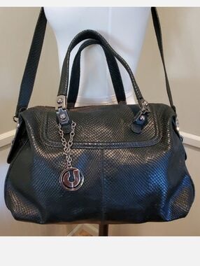 Charles Jourdan snake handbag